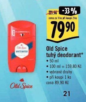 Old Spice tuhý deodorant