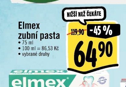 Elmex zubní pasta