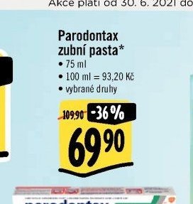 Parodontax zubní pasta