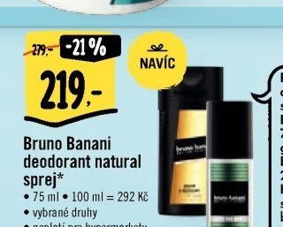Bruno Banani deodorant natural sprej