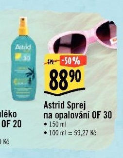 Astrid Sprej na opalování OF 30