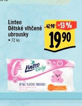 Linteo Dětské vlhčené ubrousky