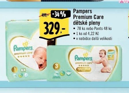 Pampers Premium Care dětské pleny