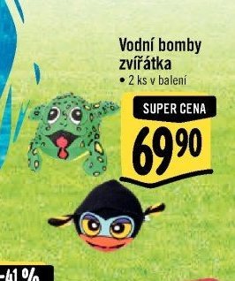 Vodní bomby zvířátka