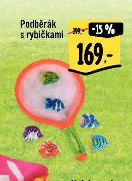 Podběrák s rybičkami