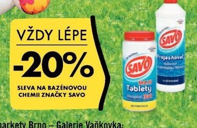 Savo bazénová chemie
