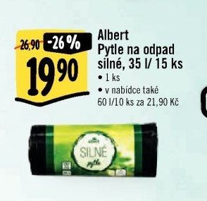 Albert Pytle na odpad silné, 35 l / 15 ks