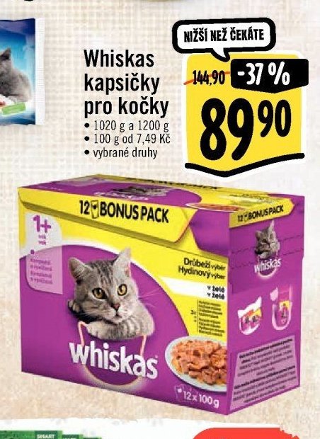 Whiskas kapsičky pro kočky