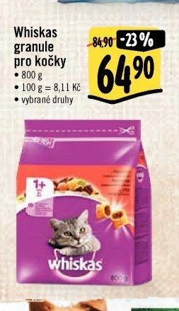 Whiskas granule pro kočky
