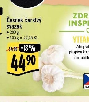 Česnek čerstvý svazek