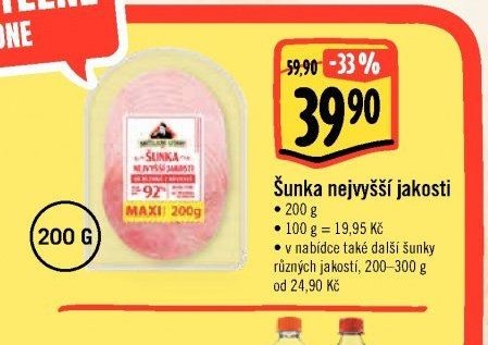 Šunka nejvyšší jakosti