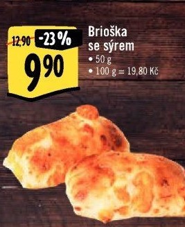 Brioška se sýrem