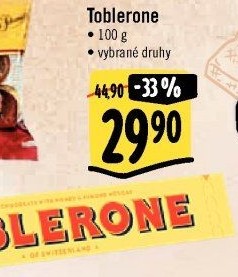 Čokoláda Toblerone