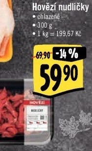 Hovězí nudličky Albert