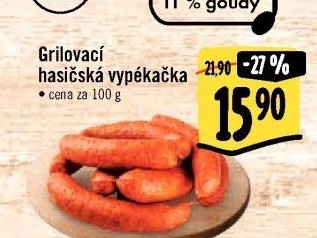 Klobása hasičská vypékačka