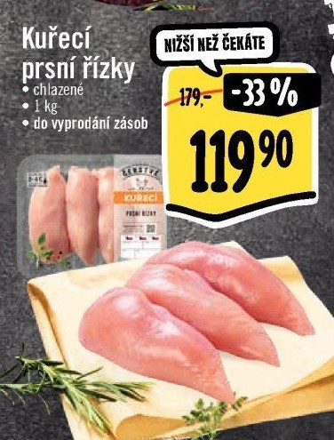 Kuřecí prsní řízky Albert