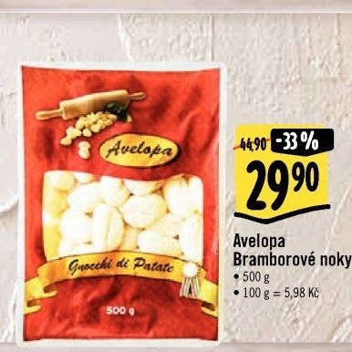 Noky bramborové Avelopa