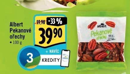 Pekanové ořechy Albert