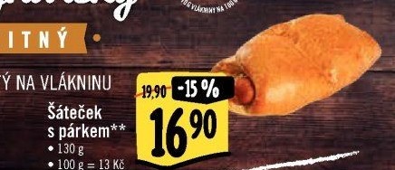 Šáteček s párkem