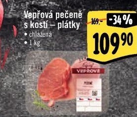 Vepřová pečeně s kostí Albert