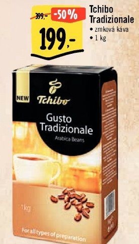 Zrnková káva Tradizionale Tchibo