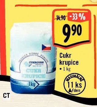 Cukr krupice