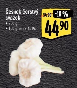 Česnek čerstvý svazek