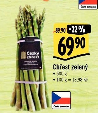 Chřest zelený