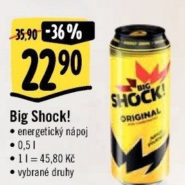 Energetický nápoj Big Shock