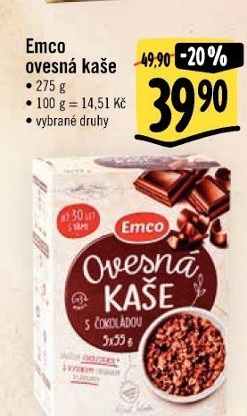 Kaše ovesná Emco