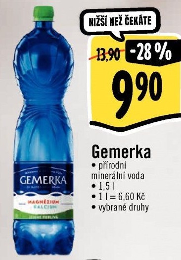 Minerální voda Gemerka