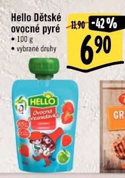 Ovocná kapsička Hello