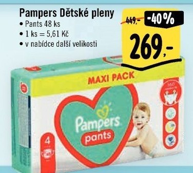 Pleny dětské Pampers Pants