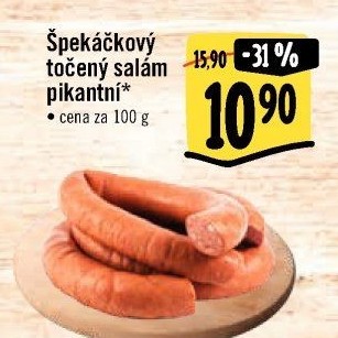Salám špekáčkový pikantní točený