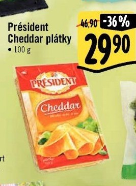 Sýr Cheddar Président