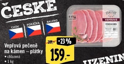 Vepřová pečeně na kámen Albert