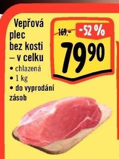 Vepřová plec bez kosti
