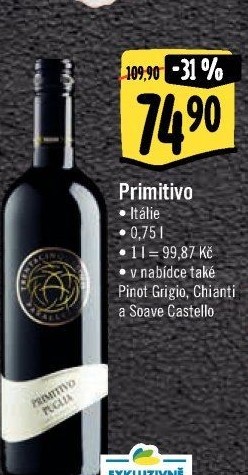 Víno Primitivo