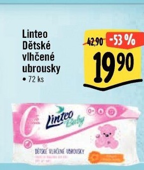 Vlhčené ubrousky dětské Linteo Baby