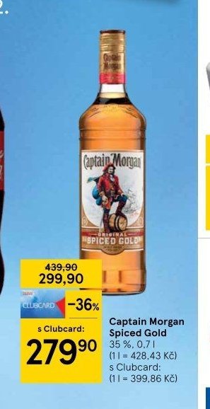 Captain Morgan Spiced Gold 0,7 l