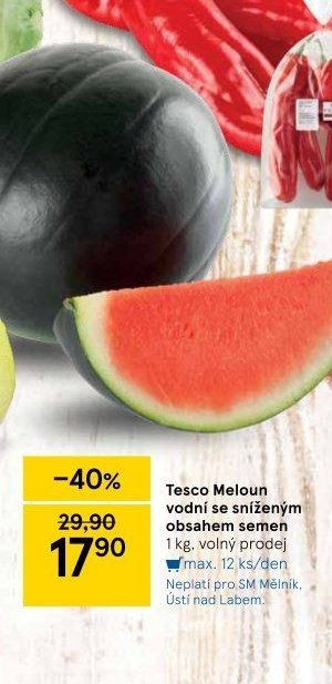 Tesco Meloun vodní se sníženým obsahem semen