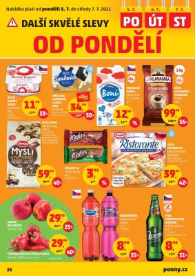 akční leták Penny Market 1.7.2021-7.7.2021