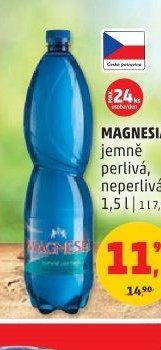 Magnesia jemně perlivá, neperlivá 1,5 l