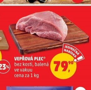 Vepřová plec bez kosti 1 kg