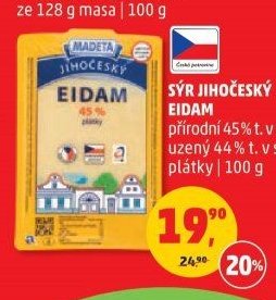 Sýr Jihočeský Eidam 100 g