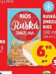 Ruská zmrzlina Rios 180 ml