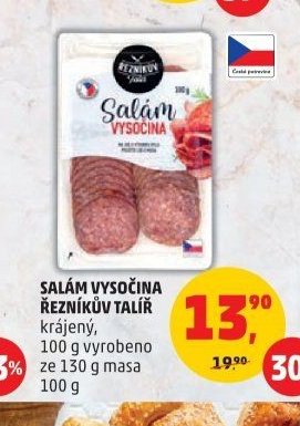 SALÁM VYSOČINA ŘEZNÍKŮV TALÍŘ