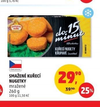SMAŽENÉ KUŘECÍ NUGETKY mražené