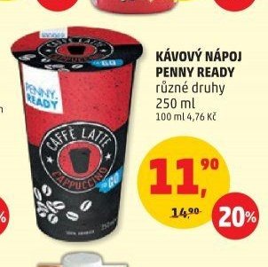 Kávový nápoj Penny Ready