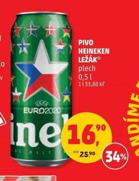 Pivo Heineken ležák